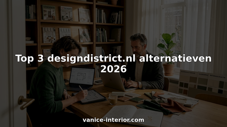 Interieurontwerpers aan het werk in een gedeelde thuiswerkruimte