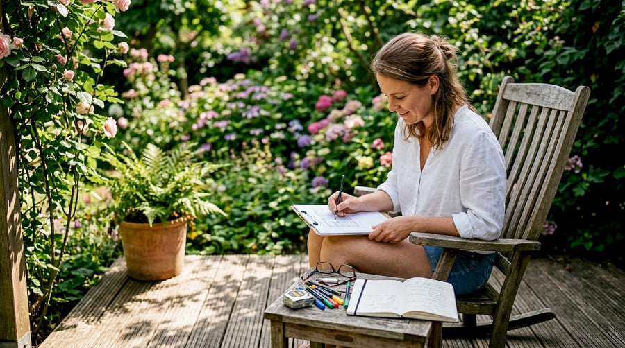 Een vrouw die bezig is met het inrichten van haar kledingkast