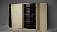 kastenwand met deuren, kastenwand gesloten, opbergkast met deuren, kastenwand slaapkamer, kastenwand modern, kastenwand op maat, kastenwand VAN ICE, grote kastenwand, duurzame kastenwand, kastenwand met hoge deuren
